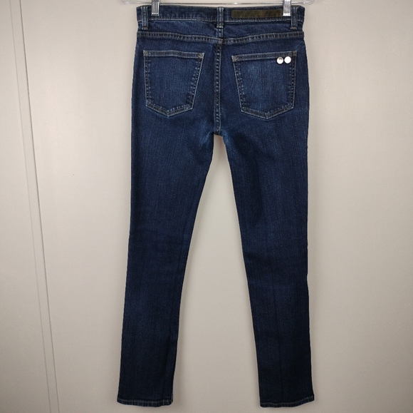 Marc Jacobs Dark Wash High Rise Button Fly Skinny Jeans Sz. 28 - Picture 6 of 13